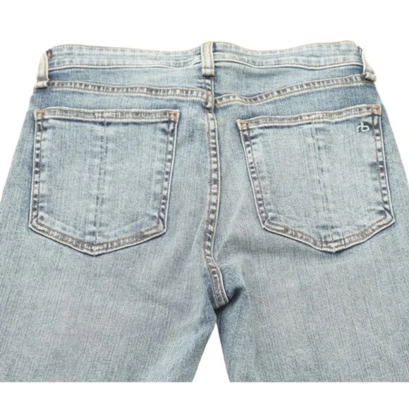 Rag & Bone Jeans Denim Skinny Leg Light Medium NORWALK Blue Color Sz 25 - Picture 4 of 7